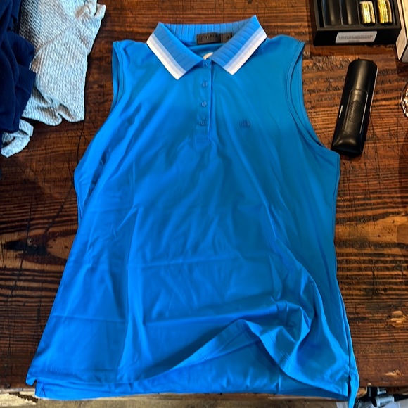 G/FORE | Tops | Gfore Womens Sleeveless Polo | Poshmark
